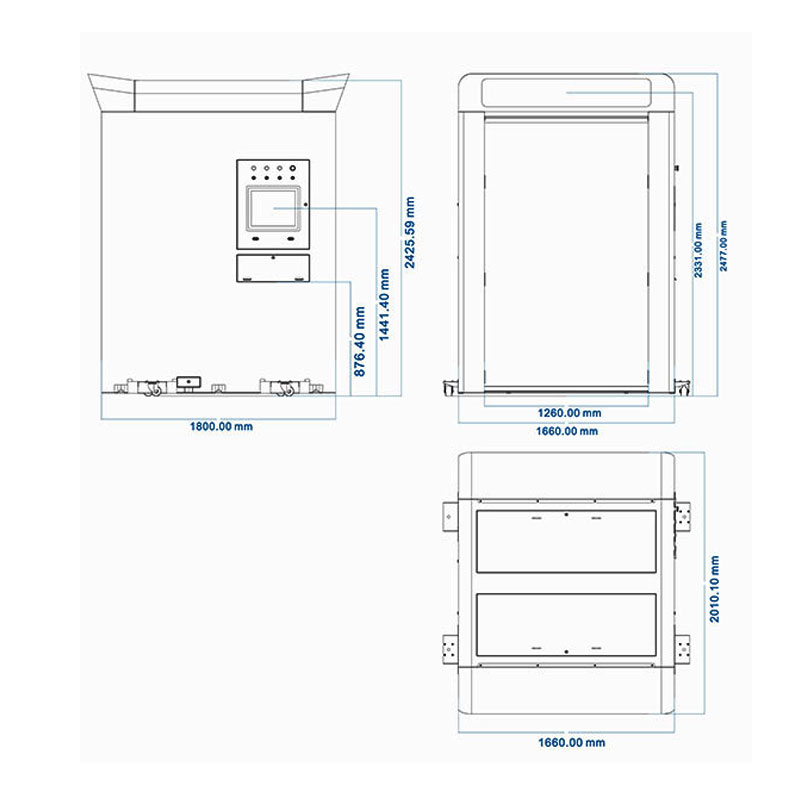 物果 RFID托盘读取通道 固定式RFID